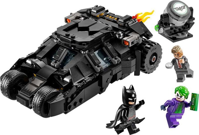LEGO Batmobile Tumbler de Batman contre Double-Face et le Joker