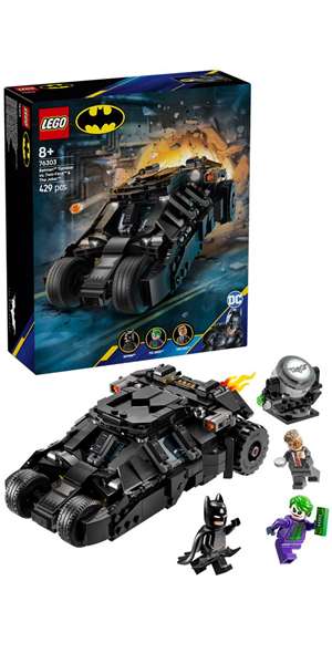 LEGO Batmobile Tumbler de Batman contre Double-Face et le Joker