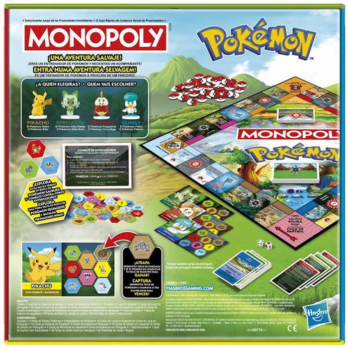 Jeu de société Hasbro Monopoly Pokemon