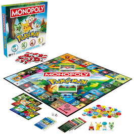 MONOPOLY Jeu de Société POKEMON G0716 Hasbro - Édition Portugaise et Espagnole - À partir de 8 ans