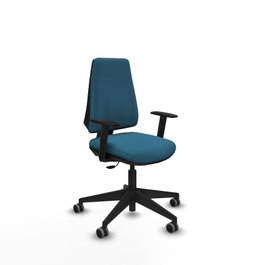 PIQUERAS Y CRESPO Chaise de Bureau Elche CP Bali Vert pétrole