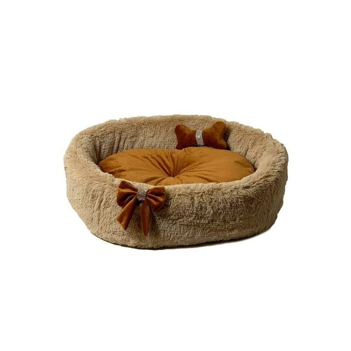 Lit pour animal domestique GO GIFT XL Camel 60 x 18 x 60 cm Lit pour animal domestique GO GIFT XL Camel 60 x 18 x 60 cm