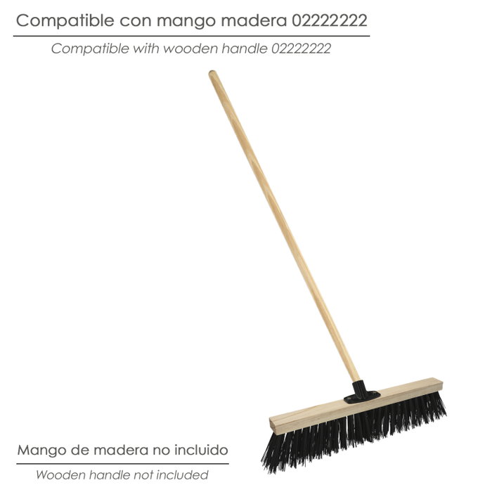 WOLFPACK LINEA PROFESIONAL Cepillo Barrendero Industrial Fibra Gruesa 50 cm WOLFPACK LINEA PROFESIONAL Cepillo Barrendero Industrial Fibra Gruesa 50 cm