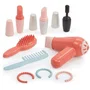 Ecoiffier Coiffeuse d'imitation pour fille et garçon - Ma première coiffeuse - 11 accessoires dont maquillage, sèche-cheveux, peigne - Jouet enfant 12 à 36 mois