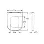 Grohe Abattant WC Euro Ceramic Blanc Alpin avec Frein de Chute