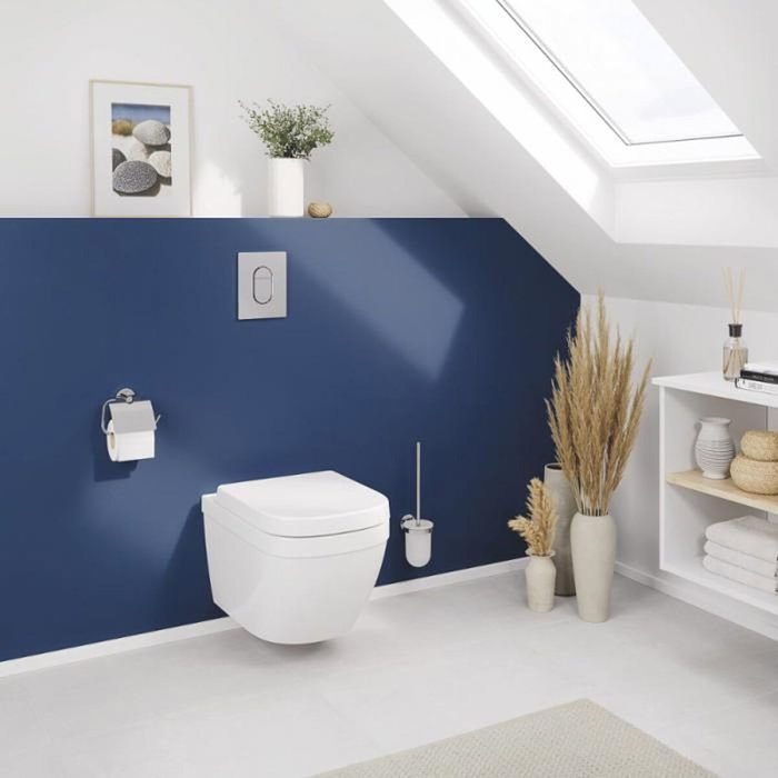 Grohe Abattant WC Euro Ceramic Blanc Alpin avec Frein de Chute