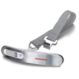 Leifheit Soehnle 66172 - Pèse-bagages numérique portable, capacité 50 kg, couleur argent