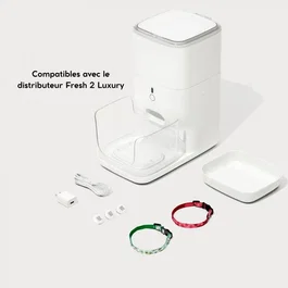 Catlink Lot de 2 Colliers Connectés Fresh 2 Luxury avec RFID