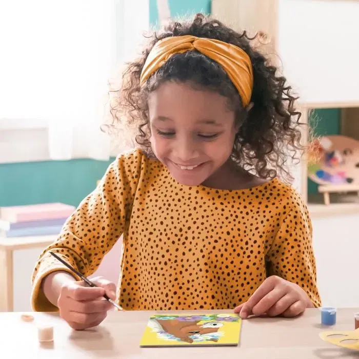 Ravensburger 25906 - Kit de Peinture par Numéros CreArt Kids, Tableau Cheval Fleuri 18x24 cm, Avec Cadre, à Partir de 7 Ans, Numéro d'Art