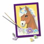 Ravensburger CreArt Kids Kit de peinture par numéros Cheval fleuri 18x24cm