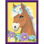 Ravensburger CreArt Kids Kit de peinture par numéros Cheval fleuri 18x24cm