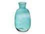 GIFTDECOR Vase en verre turquoise avec col 36cm