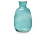 GIFTDECOR Vase en verre turquoise avec col 36cm