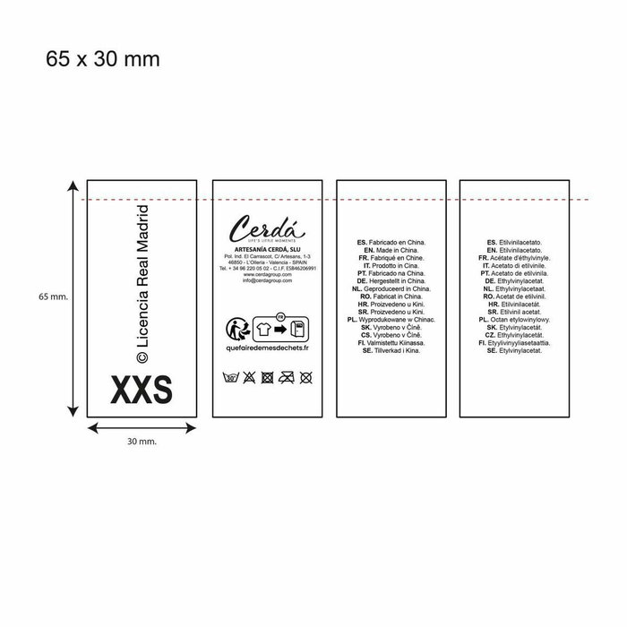 Imperméable pour Chien Real Madrid C.F. Bleu XS Imperméable pour Chien Real Madrid C.F. Bleu XS