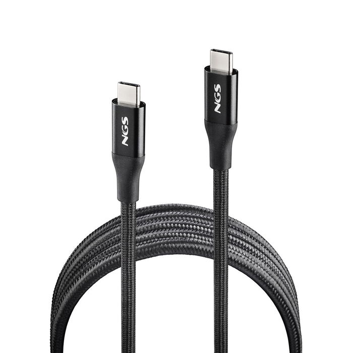 Câble USB-C NGS KNOT240W-2 Noir 2 m
