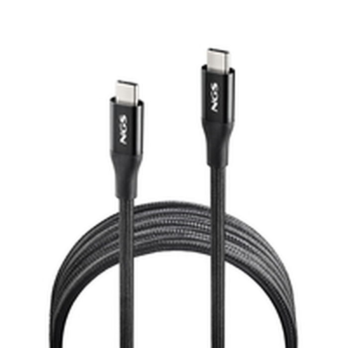 Câble USB-C NGS KNOT240W-2 Noir 2 m