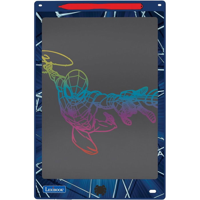 LEXIBOOK Pizarra Magica Educative Spiderman Marvel - Tablette de Dessin Électronique LCD avec Écran 11 Pouces, Stylos et Pochoirs, pour Enfants 3 Ans et Plus LEXIBOOK Pizarra Magica Educative Spiderman Marvel - Tablette de Dessin Électronique LCD avec Écran 11 Pouces, Stylos et Pochoirs, pour Enfants 3 Ans et Plus