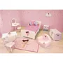 Fun House Tapis enfant 'Danseuse Ballerine', Rose, 120 x 80 cm, Rectangulaire, Lavable, Décoration Chambre