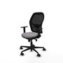Piqueras y Crespo Chaise de Bureau Jorquera Gris et Noir