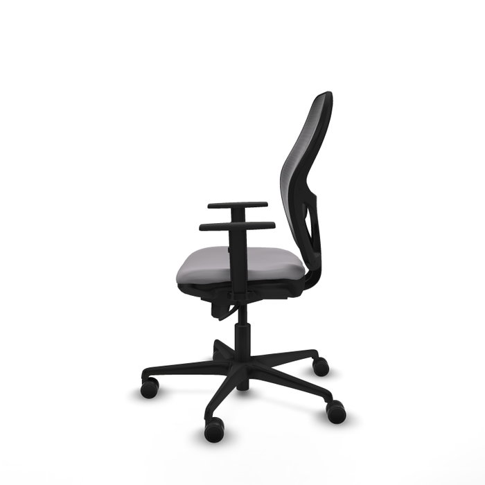 Piqueras y Crespo Chaise de Bureau Jorquera Gris et Noir