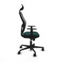 Piqueras y Crespo Chaise de Bureau avec Appui-tête 1D036N1 Vert
