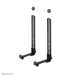 Neomounts AWL29-650BL1 Support Universel pour Barre de Visioconférence/Soundbar, Réglable en Profondeur (7.7-21.5 cm) et Hauteur, Compatible Logitech Rally Bar - Noir