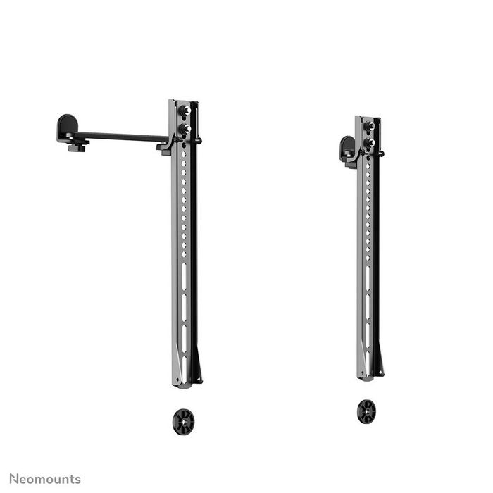 Neomounts AWL29-650BL1 Support Universel pour Barre de Visioconférence/Soundbar, Réglable en Profondeur (7.7-21.5 cm) et Hauteur, Compatible Logitech Rally Bar - Noir