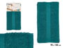 Berilo Serviette Unie 90x150 cm Bleu Pétrole (Set de 12)