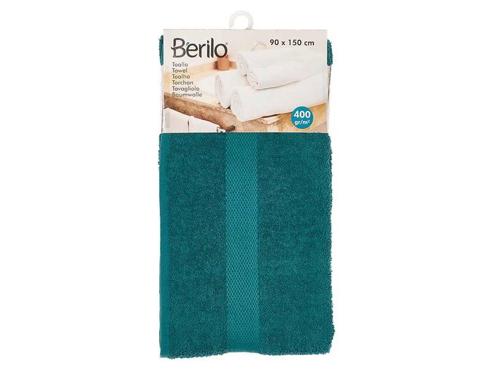 Berilo Serviette Unie 90x150 cm Bleu Pétrole (Set de 12) Berilo Serviette Unie 90x150 cm Bleu Pétrole (Set de 12)