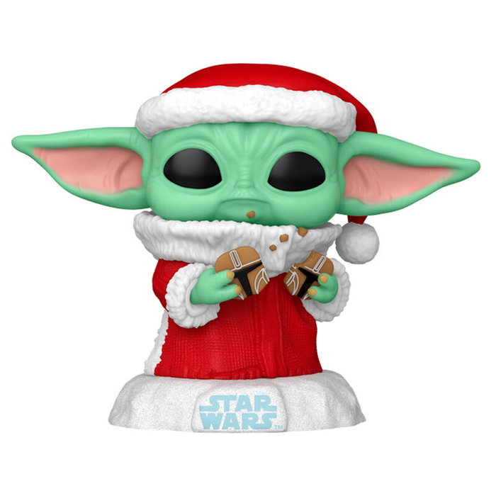 FUNKO Figura POP Star Wars Grogu with Christmas Cookie FUNKO Figura POP Star Wars Grogu with Christmas Cookie