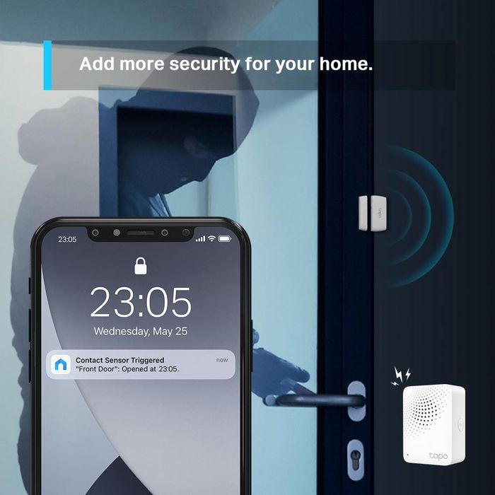 TP-Link Tapo T110 Capteur de Contact Intelligent Blanc