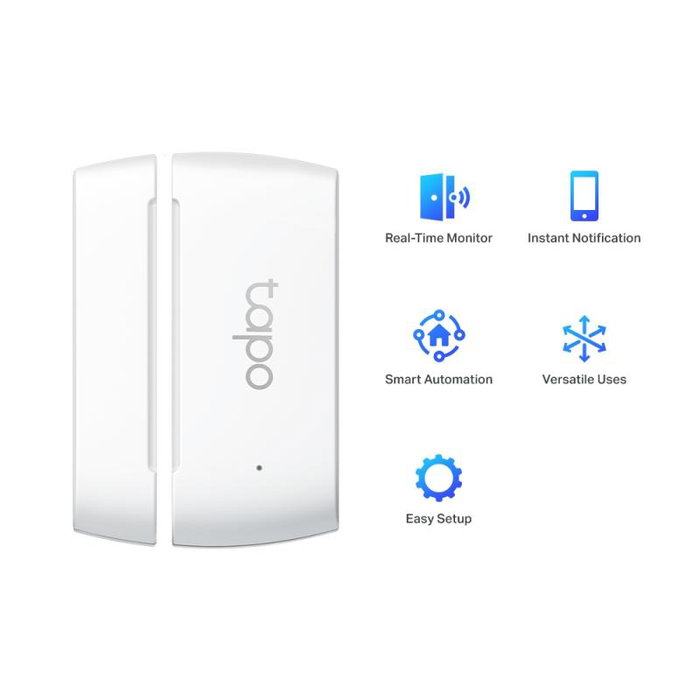 TP-Link Tapo T110 Capteur de Contact Intelligent - Détecteur d'Ouverture/fermeture pour Maison Connectée TP-Link Tapo T110 Capteur de Contact Intelligent - Détecteur d'Ouverture/fermeture pour Maison Connectée
