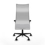Piqueras y Crespo Albacete Chaise de Bureau Gris foncé et Blanc