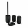 Today Ensemble de 4 accessoires de salle de bain UTILITY - Noir