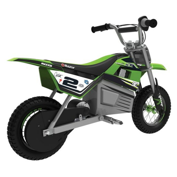 Razor Scooter électrique pour Enfants Dirt Rocket SX350 McGrath Blanc Noir Vert Gris