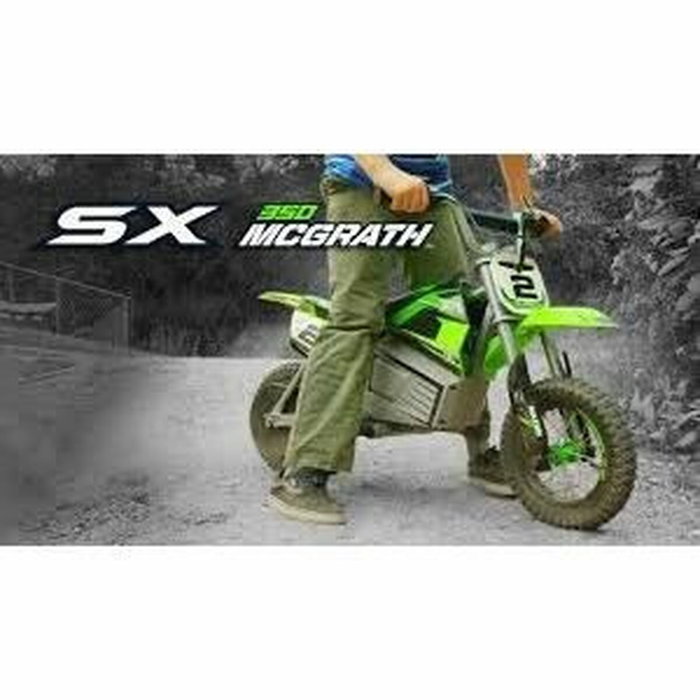 Razor Scooter électrique pour Enfants Dirt Rocket SX350 McGrath Blanc Noir Vert Gris