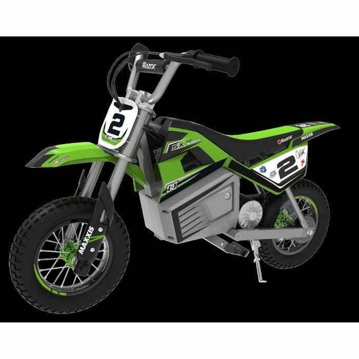 Razor Scooter électrique pour Enfants Dirt Rocket SX350 McGrath Blanc Noir Vert Gris