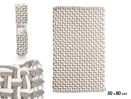 BERILO Alfombra de baño gris 50x80cm