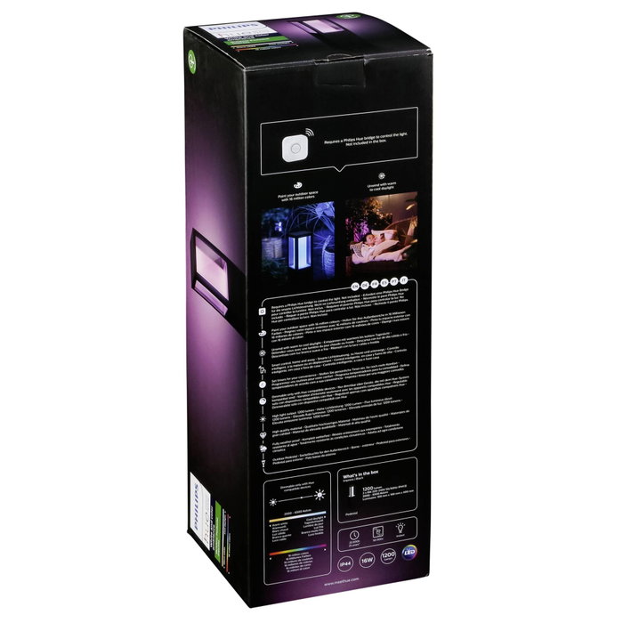 Philips Hue Impress Lampe sur socle LED, Noir