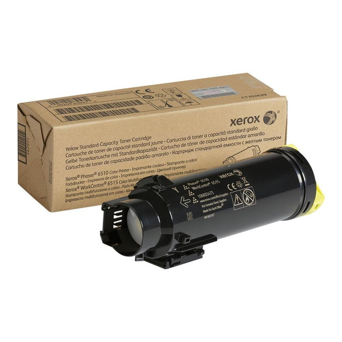 Xerox Cartouche de Toner Jaune 106R03475 pour Phaser 6510 et WorkCentre 6515