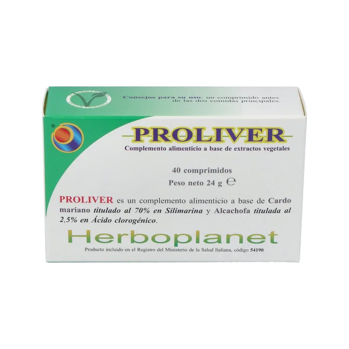 HERBOPLANET Proliver 40 comprimés complément alimentaire foie digestion HERBOPLANET Proliver 40 comprimés complément alimentaire foie digestion