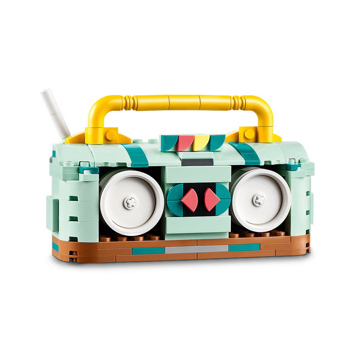 LEGO 31148 Creator 3-en-1 Les Patins à Roulettes Rétro, Multicolore