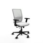 PIQUERAS Y CRESPO Chaise Haches Synchrone/Traslack Tissu Blanc