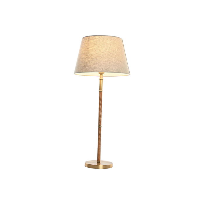 Lampe de bureau Home ESPRIT Beige Doré Naturel 50 W 220 V