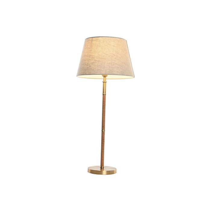 Lampe de bureau Home ESPRIT Beige Doré Naturel 50 W 220 V
