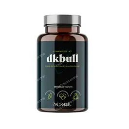 PALEOBULL Dkbull 60 capsules - Complément alimentaire Vitamines D3 et K2 - Contribue au maintien des os normaux et au système immunitaire