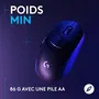 Logitech G G309 Souris Gamer Sans Fil LIGHTSPEED et Bluetooth, Capteurs LIGHTFORCE, Noir