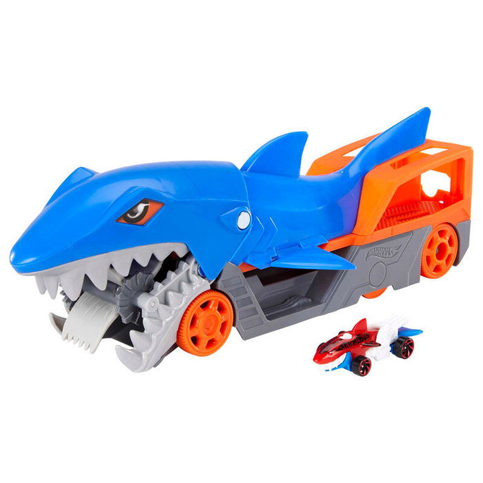 Hot Wheels Requin Transporteur - Circuit et Petite Voiture