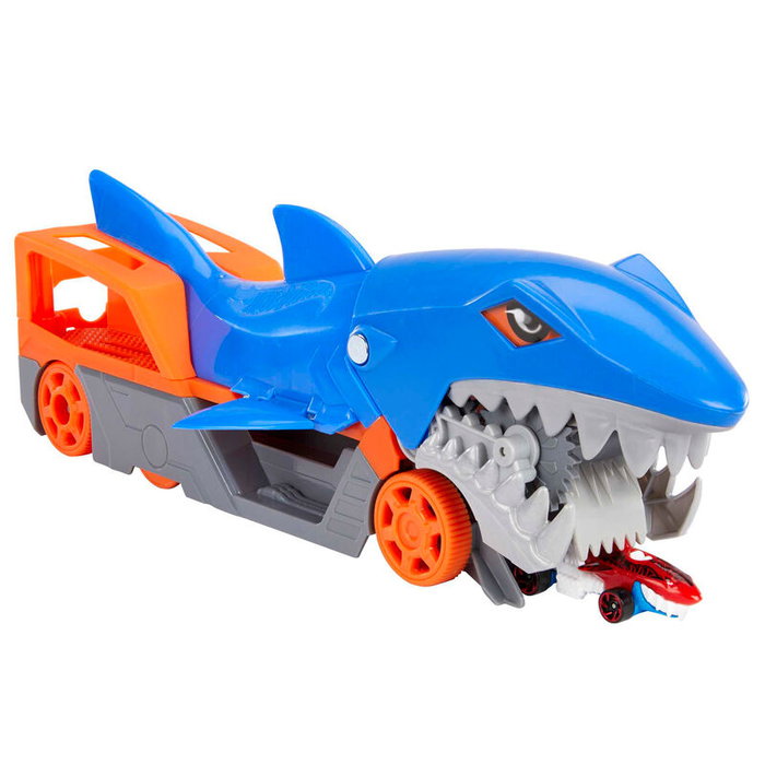 Hot Wheels Requin Transporteur - Circuit et Petite Voiture