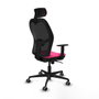 Piqueras y Crespo Chaise de Bureau avec Appui-tête Jorquera 1D036G2 Rose
